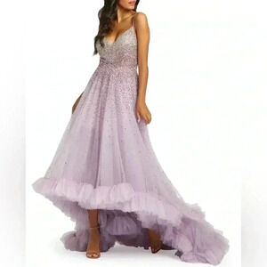 Mac Duggal Lavender Prom Dress